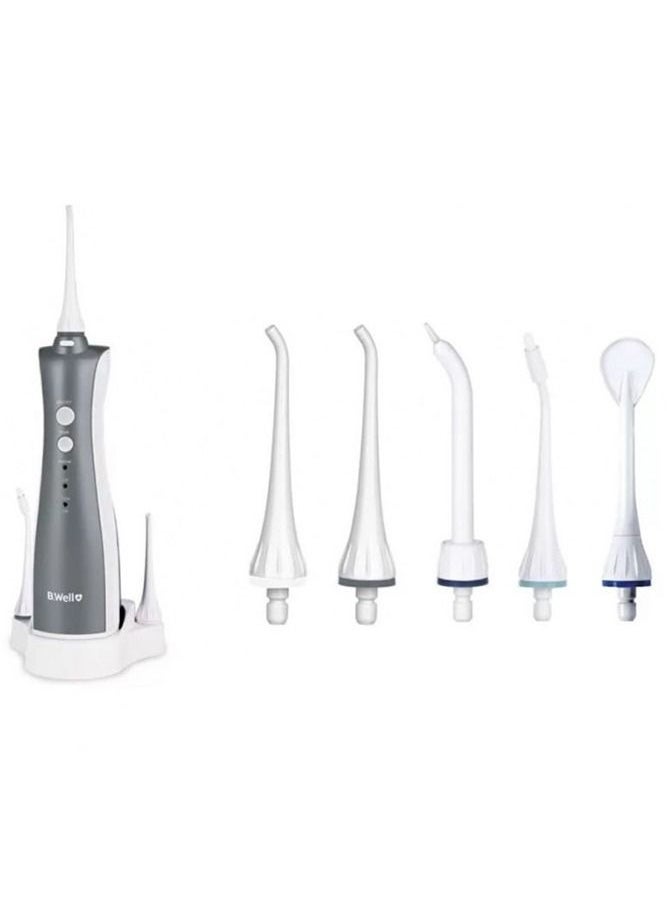 TH-912 3-Mode Portable Oral Irrigator Water Flosser with Five Nozzles & Li-ion Battery Charger Adapter