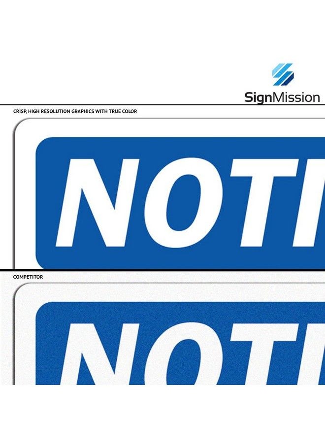 Osha Notice Signs Please Do Not Sit Or Climb On Railing Sign ; Extremely Durable Made In The Usa Signs Or Heavy Duty Vinyl Label ; Protect Your Construction Site Warehouse & Business