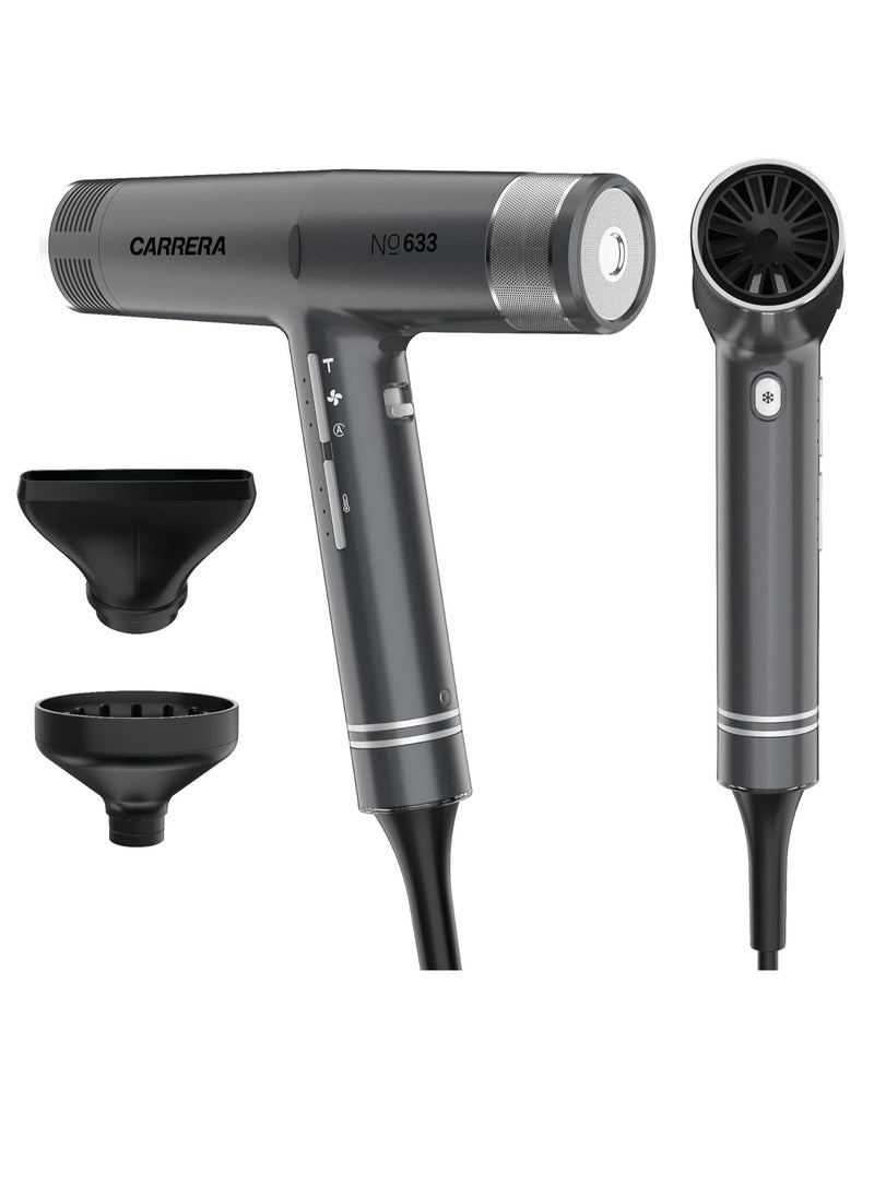 Carrera BLDC Hair Dryer – 2000W, 110,000 RPM Motor, Magnetic Nozzle, Auto-Clean, Lightweight