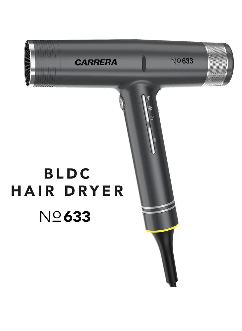 Carrera BLDC Hair Dryer – 2000W, 110,000 RPM Motor, Magnetic Nozzle, Auto-Clean, Lightweight