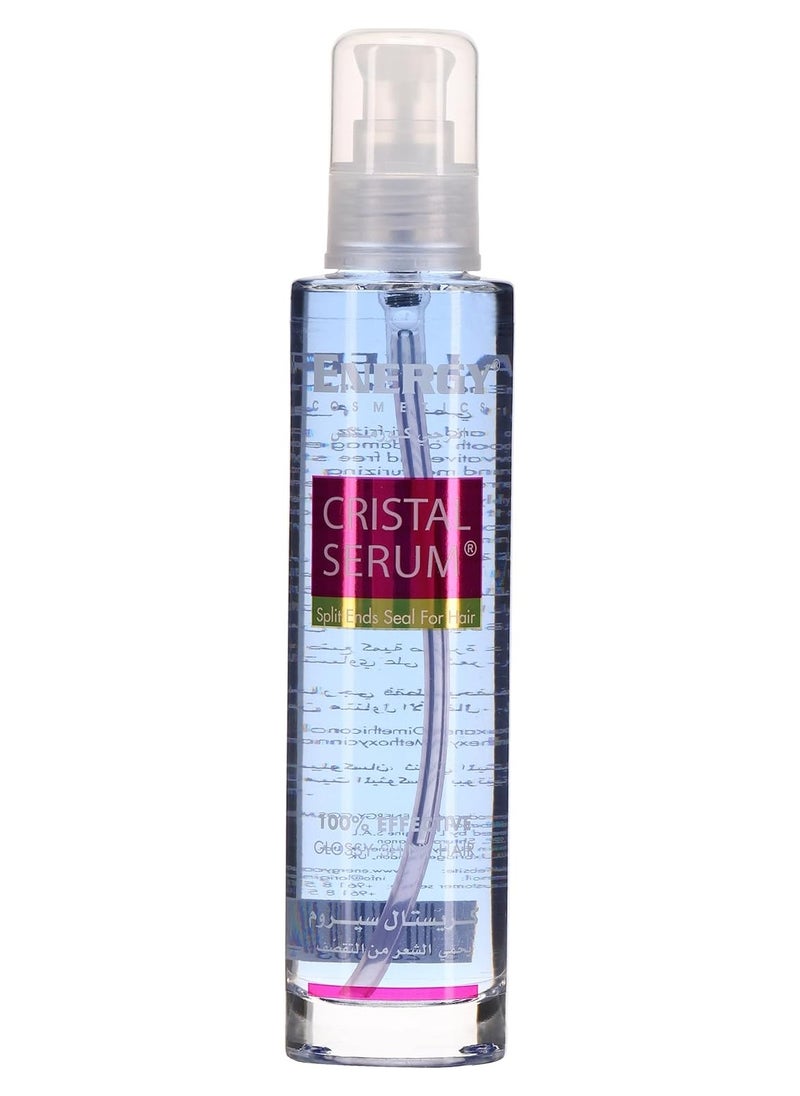 Cristal Hair Serum, Restores Split Ends, 100% Effective Glossy Shiny Hair, Ideal For All Hair Types, 100ml