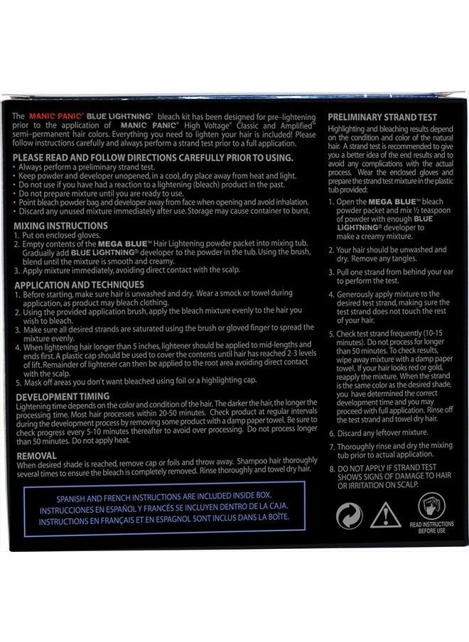30 Vol Blue Lightning Bleach Kit 2PK