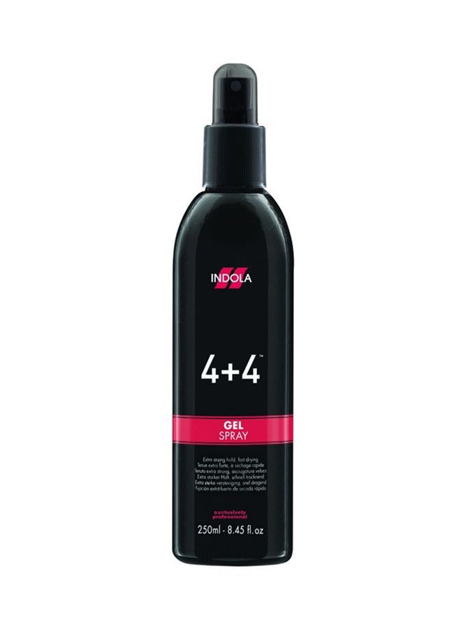 4+4 Gel Spray Black/Red 250ml