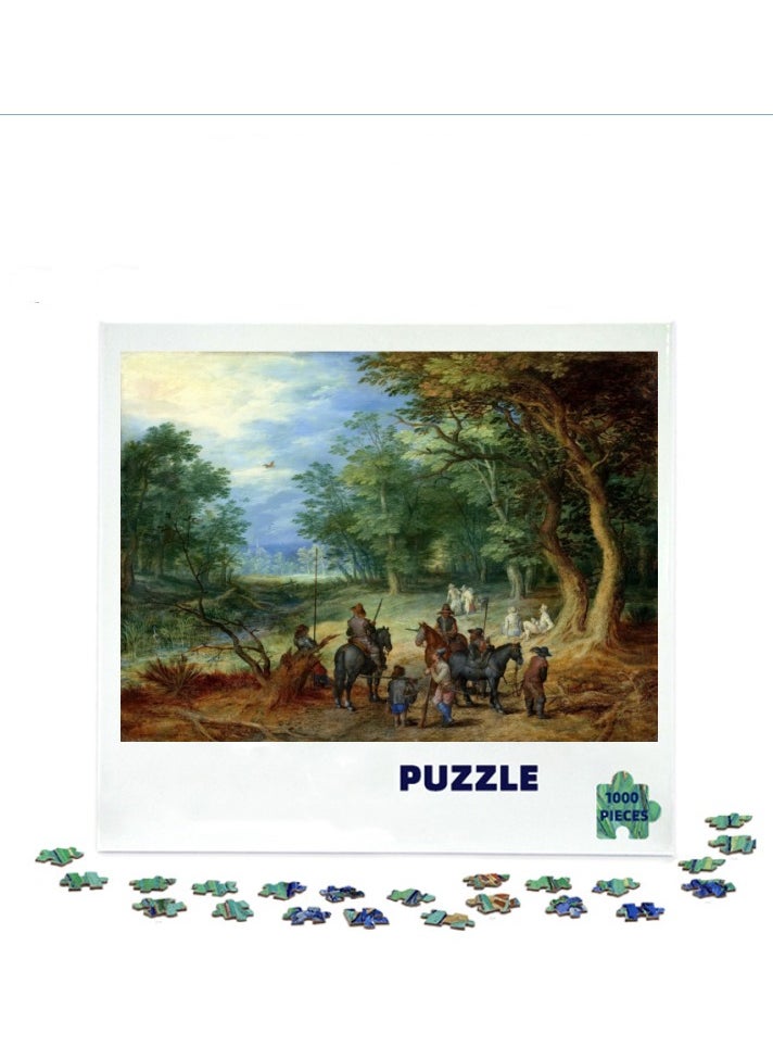 1000-Piece Scenic Puzzle for Relaxing Home Decor