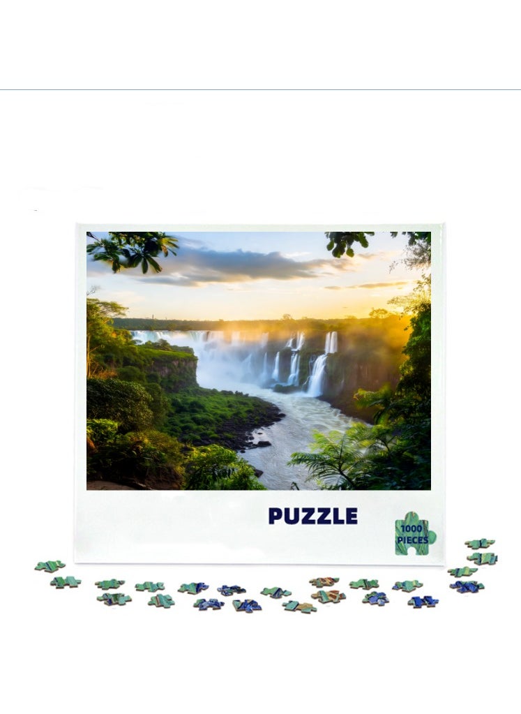 1000-Piece 3D Creative Landscape Puzzle - Brain Teaser Jigsaw for Imaginative Fun