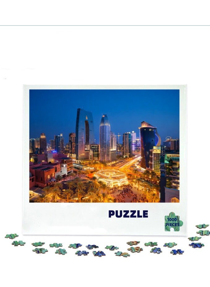 1000-Piece 3D Creative Landscape Pattern Puzzle