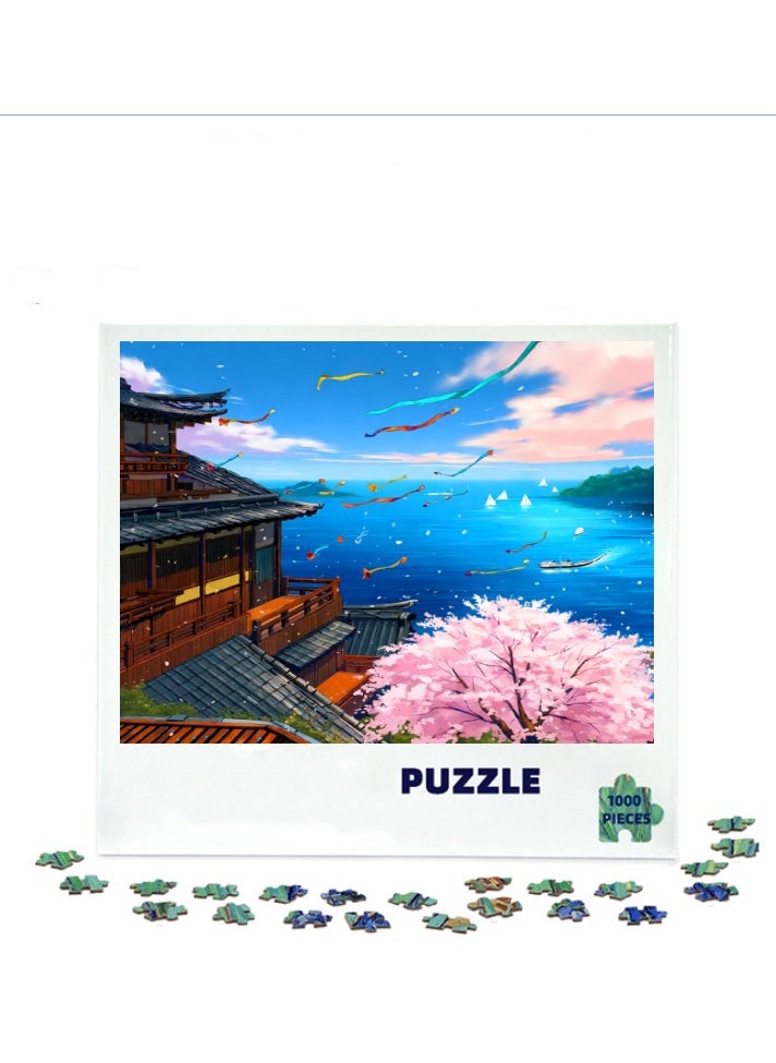 1000-Piece 3D Creative Landscape Puzzle - Engaging Brain Teaser