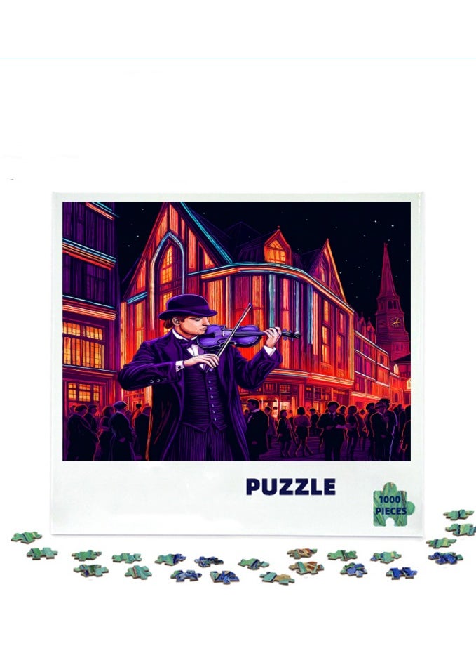 1000-Piece 3D Creative Landscape Puzzle - Engaging Brain Teaser