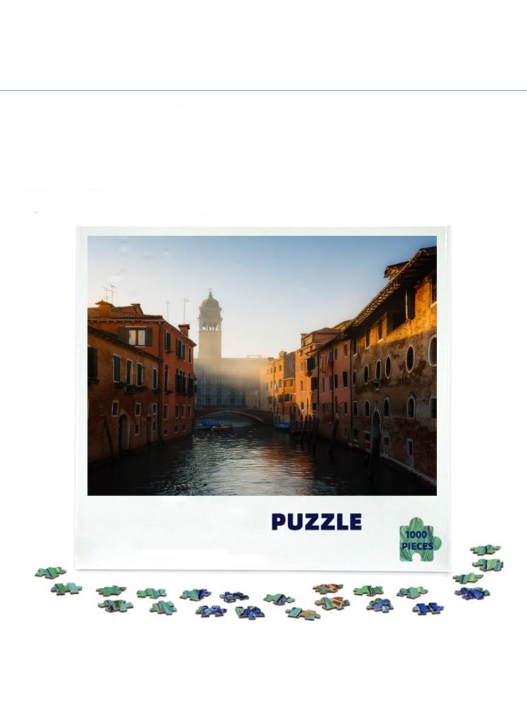 1000-Piece Jigsaw Puzzle for Relaxation and Home Decor - Scenic Design