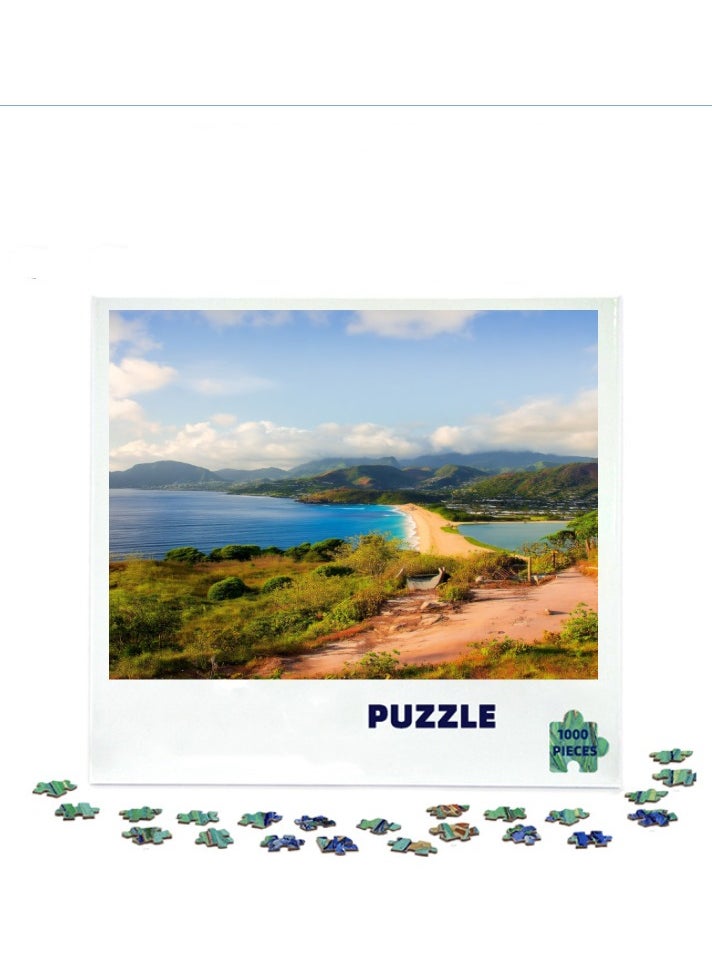 1000-Piece Scenic Puzzle for Home Decoration and Leisure Fun