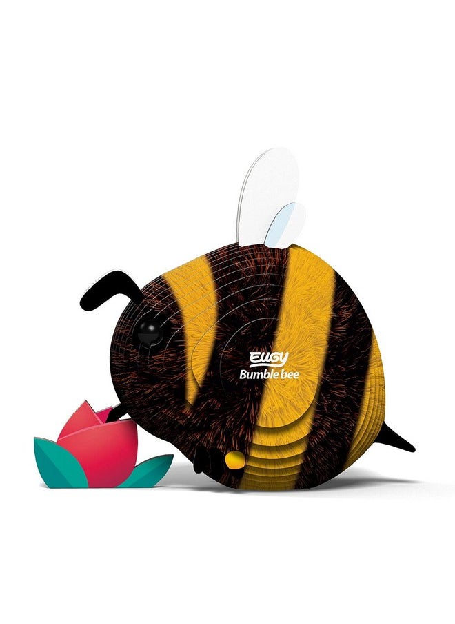 Bumblebee 3D Puzzle, 24 Piece Eco-Friendly Educational Toy Puzzles For Boys, Girls & Kids Ages 6+