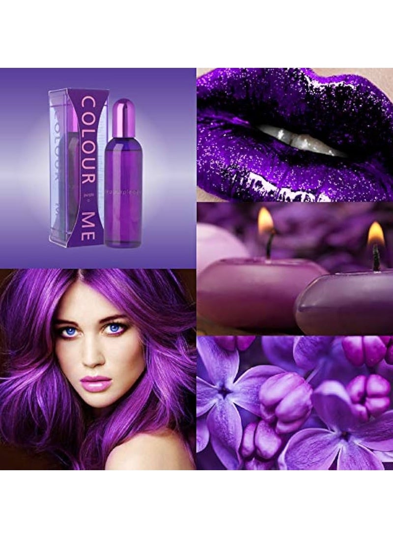 Colour Me Purple EDP For Women100ml/Body Spray 150ml (Gift Set)