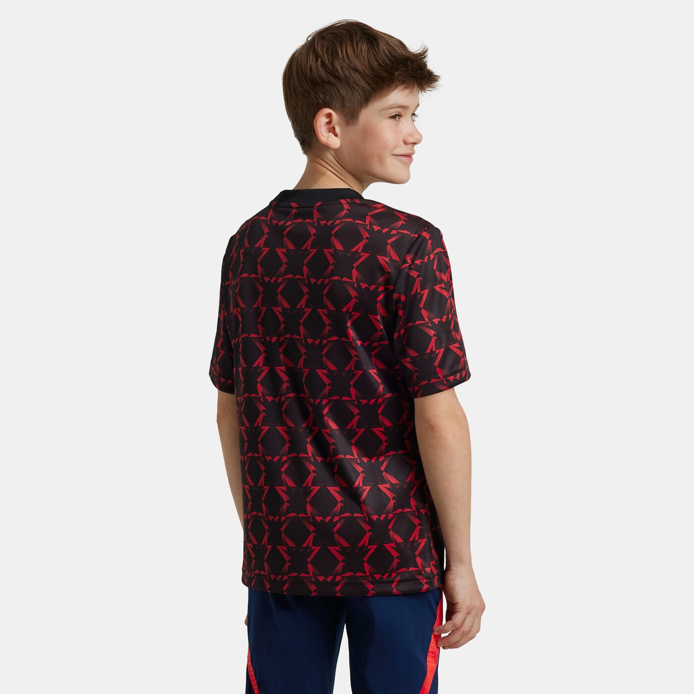 Kids' Manchester United 24/25 Pre-Match Football Top
