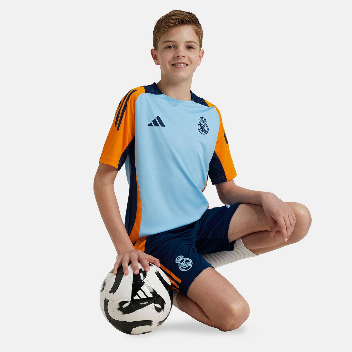 Kids' Real Madrid Tiro 24 Competition Training Football Shorts