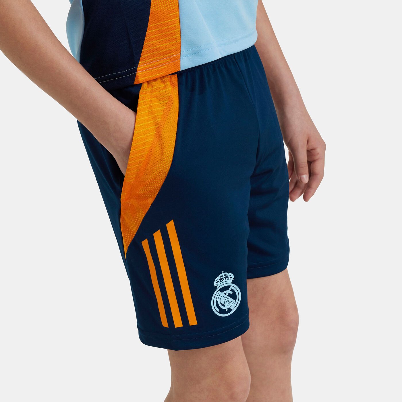 Kids' Real Madrid Tiro 24 Competition Training Football Shorts