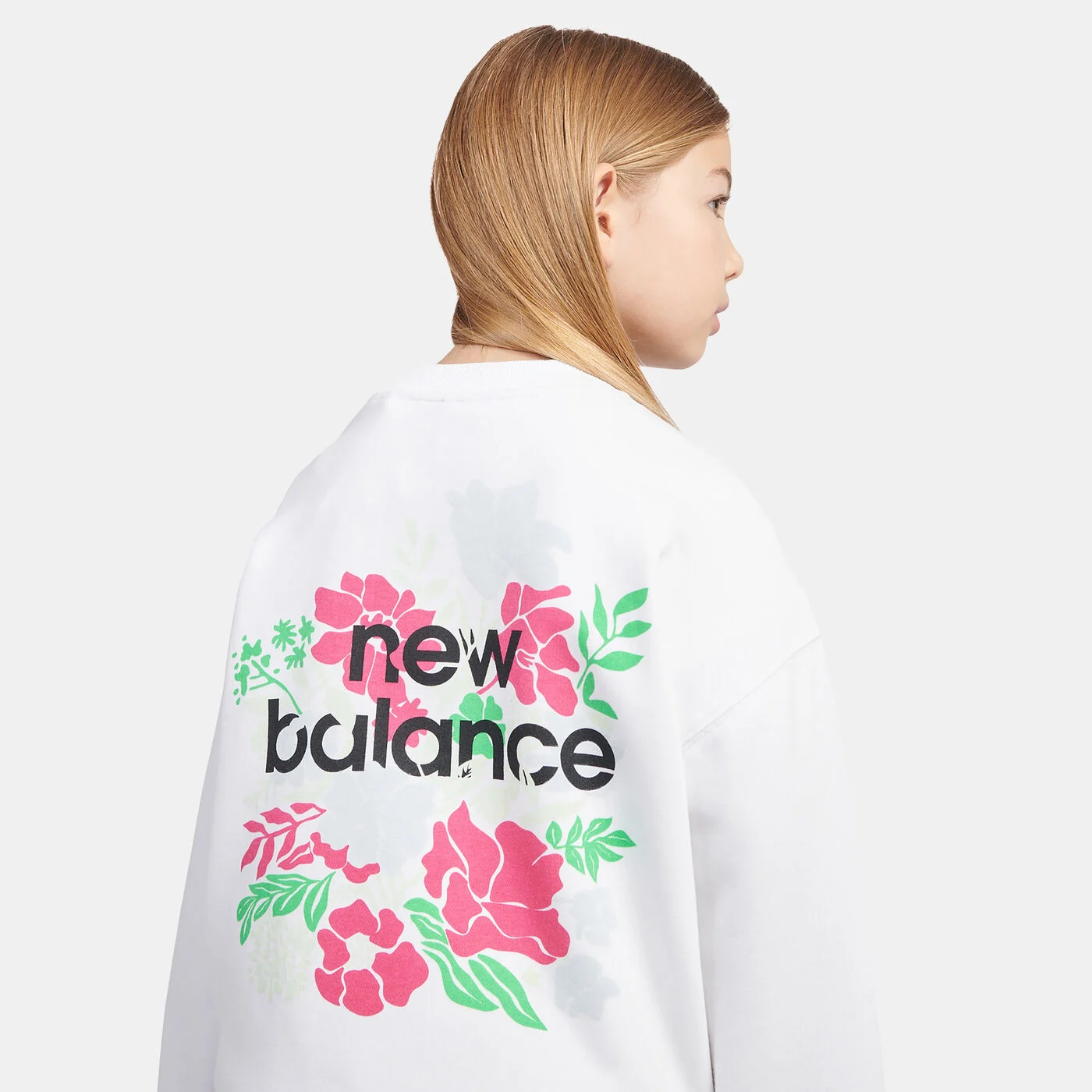 Kids' Floral Back Graphic T-Shirt