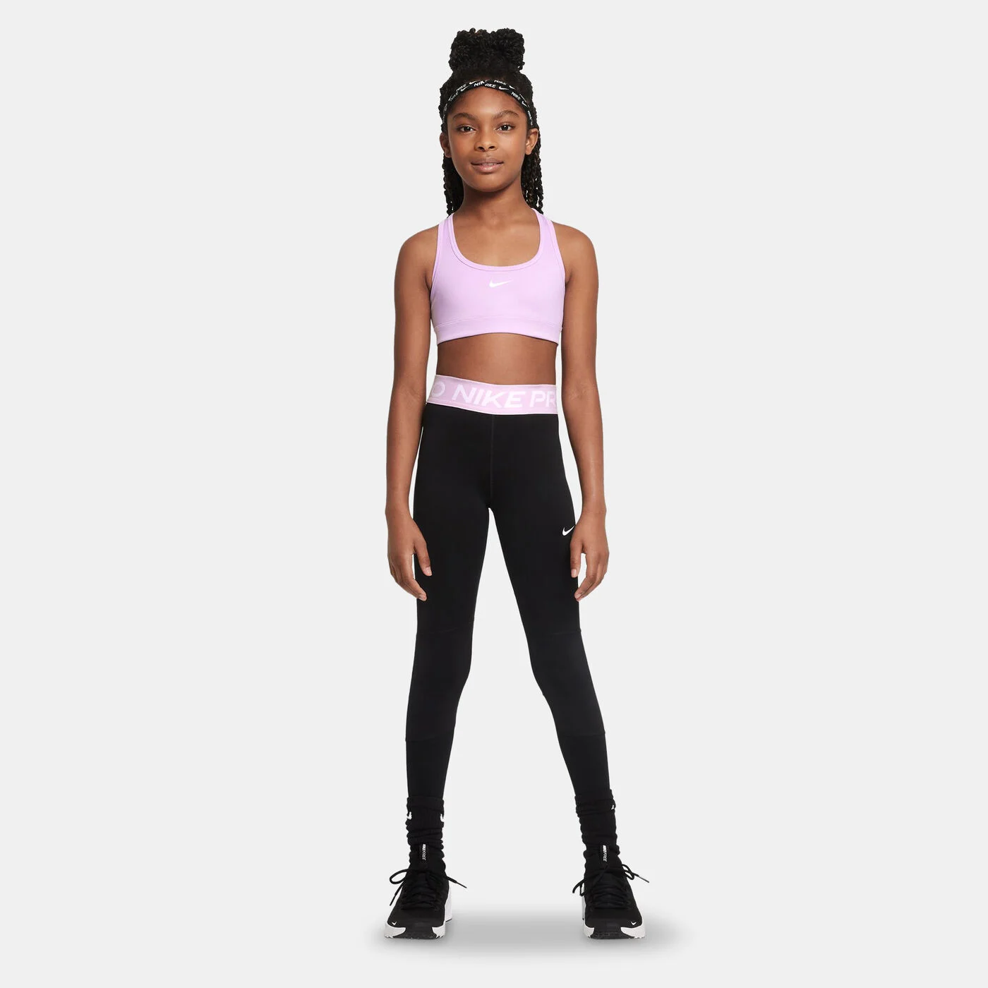 Kids' Swoosh Medium-Support Sports Bra