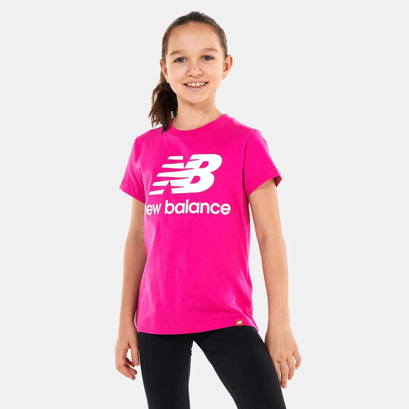 Kids' Essentials Stacked Logo T-Shirt
