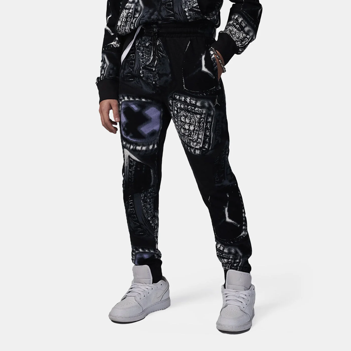Kids' MVP French Terry Printed Pants