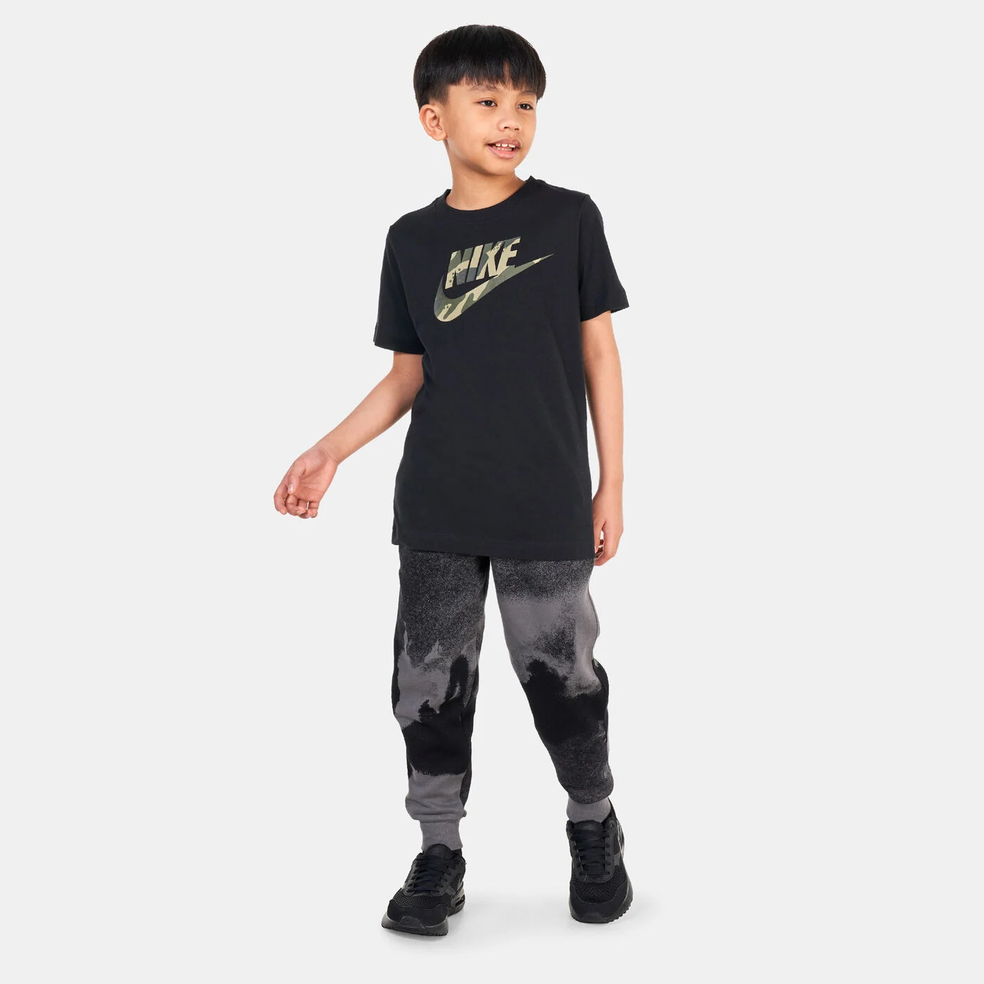 Kids' Club Fleece Washed Allover Print Joggers