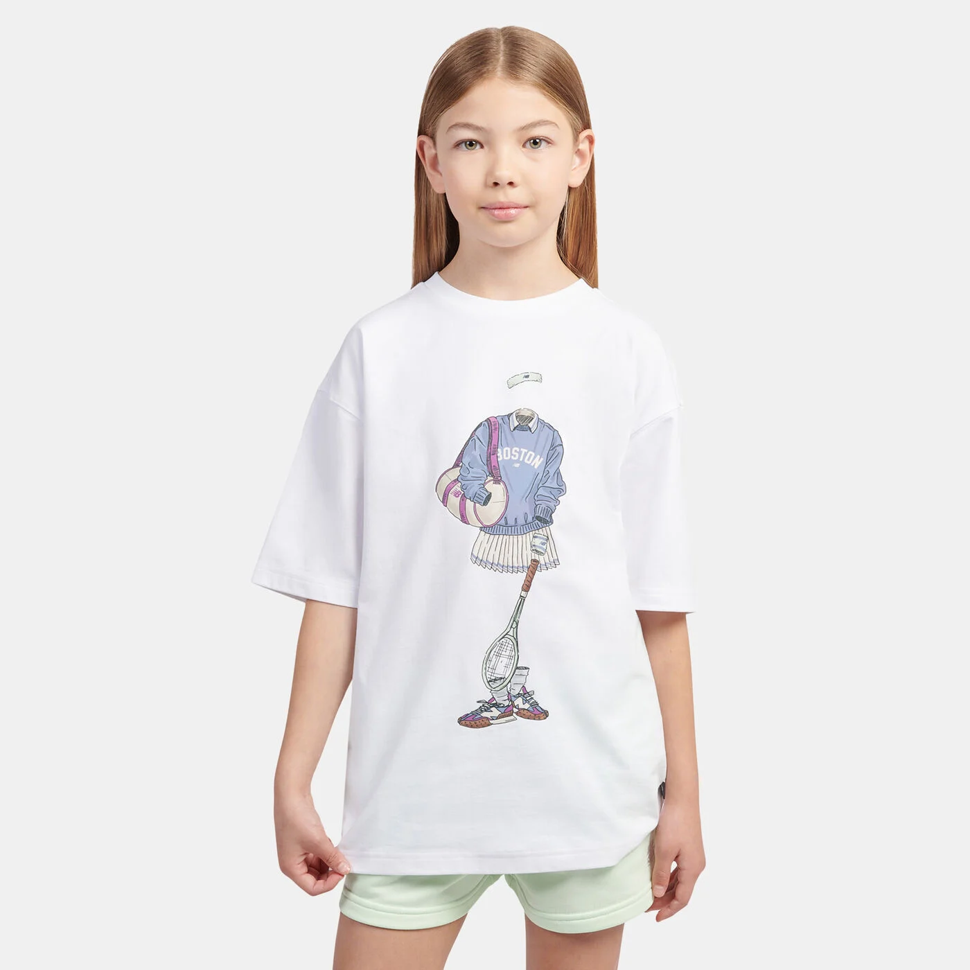 Kids' Tennis Girl Graphic T-Shirt