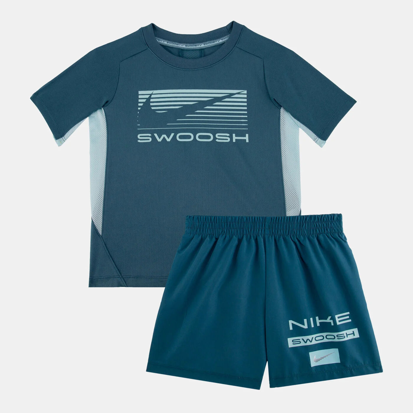 Kids' Dri-FIT Multi Woven T-Shirt and Shorts Set