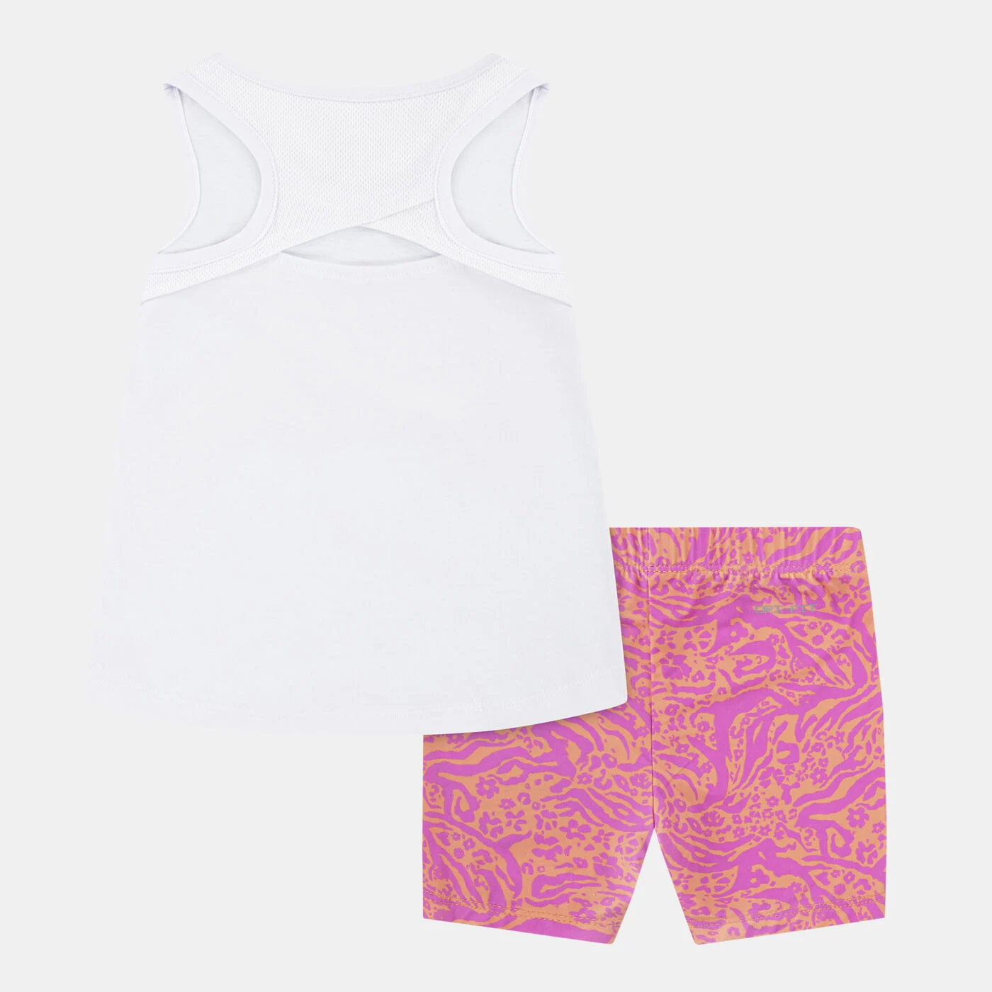Kids' Wild Flower Tank Top and Bike Shorts Set