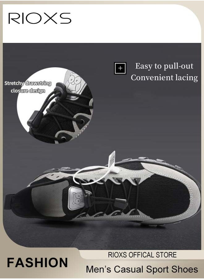 Men's Low Top Sneaker, Athletic Casual Hiking Shoes, Lightweight Outdoor Running Shoes, Comfortable Fashion Sneakers For Men, Cushioning Mens Sneaker Tennis Shoes, Sport Shoes For Workout Walking Jogging