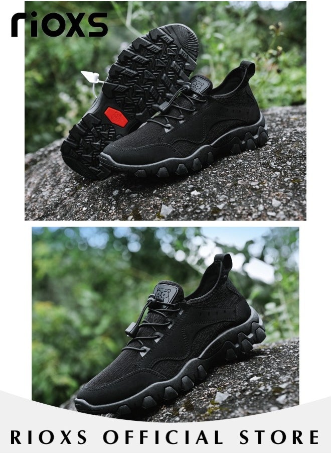 Men's Athletic Casual Hiking Shoes Lightweight Outdoor Running Shoes Comfortable Fashion Sneakers