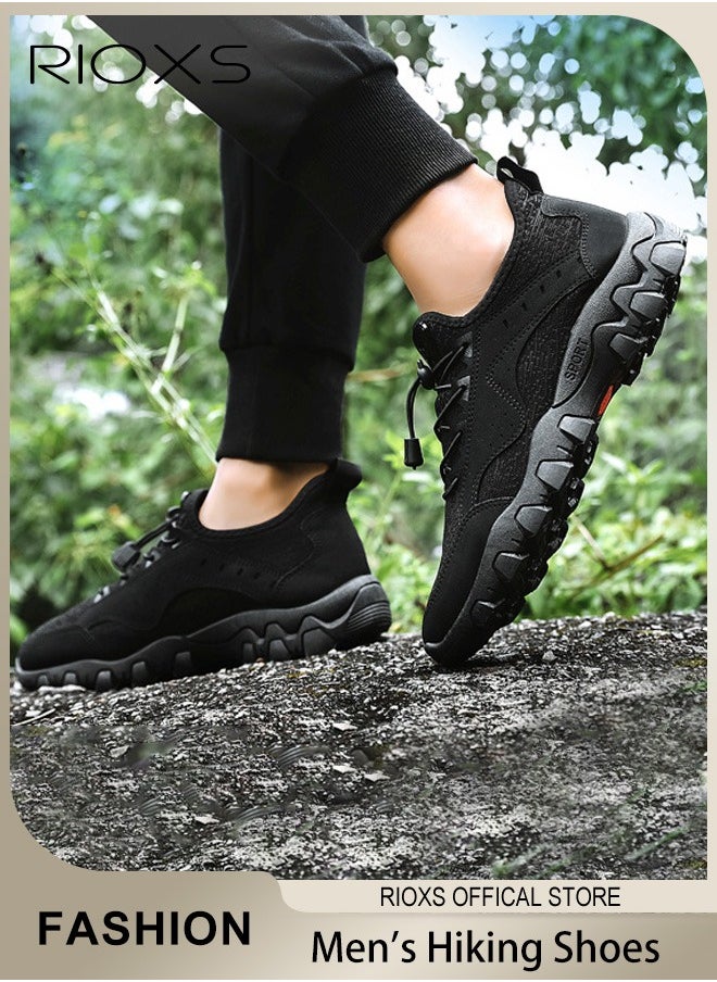 Men's Athletic Casual Hiking Shoes Lightweight Outdoor Running Shoes Comfortable Fashion Sneakers
