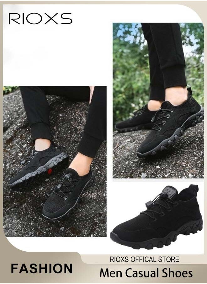 Men's Athletic Casual Hiking Shoes Lightweight Outdoor Running Shoes Comfortable Fashion Sneakers