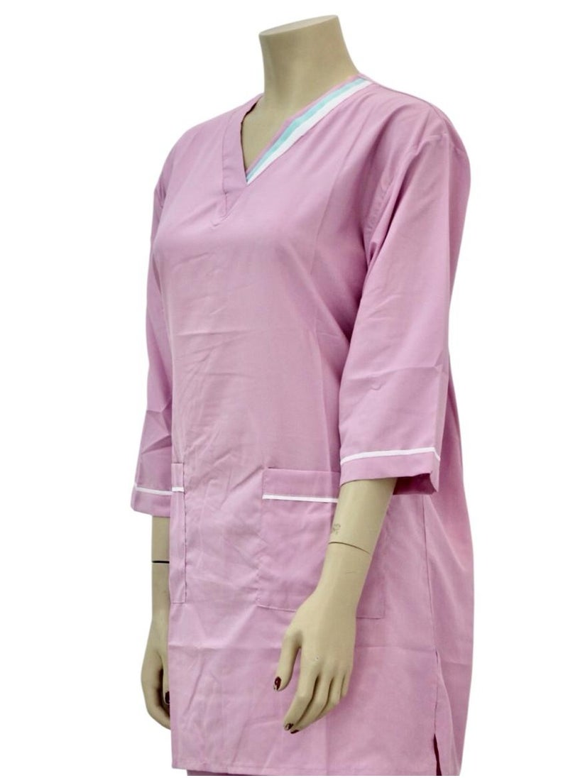 Housemaid Uniform Maid Nanny Scrub Suit 4 piece set