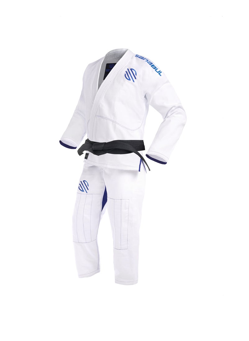 Essential BJJ Gi for Men | Brazilian Jiu Jitsu Gi BJJ | Lightweight, Preshrunk Cotton Fabric | IBJJF Approved White