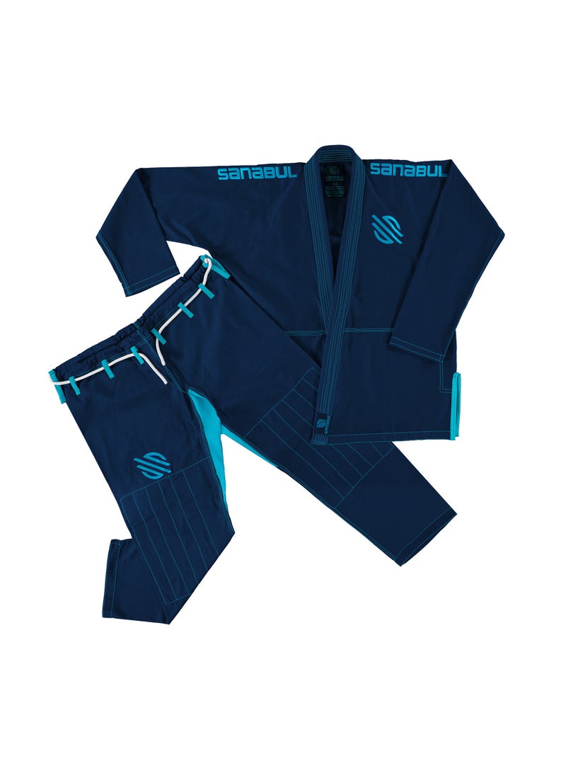 Essential BJJ Gi for Men | Brazilian Jiu Jitsu Gi BJJ | Lightweight, Preshrunk Cotton Fabric | IBJJF Approved Navy