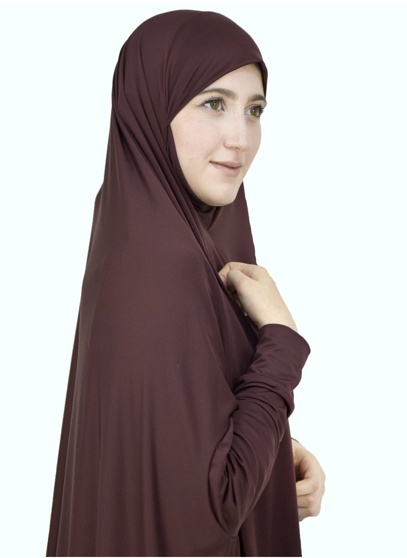 Two Piece Islamic prayer dress women with sleeve - Prayer Clothes for Women - Prayer Abaya For women - Jilbab 2 piece, Umrah essentials for women - Prayer set