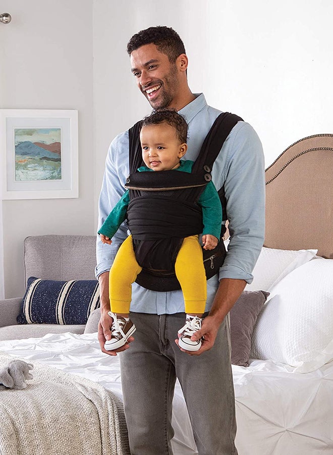 Boppy Adjust Comfy Fit Baby Carrier, Charcoal