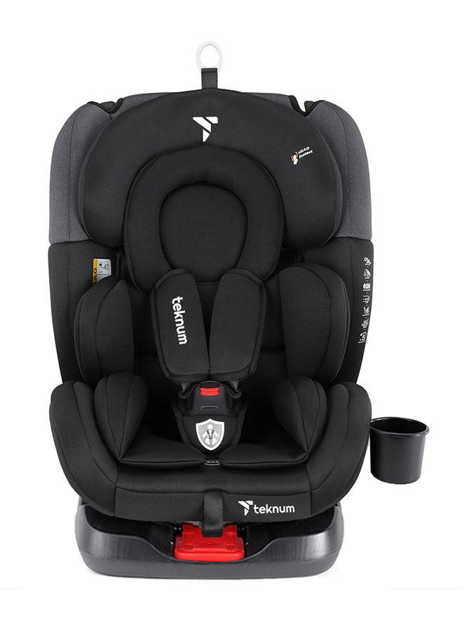 Evolve 360° Car Seat 0 - 12Yrs Black With Isofix