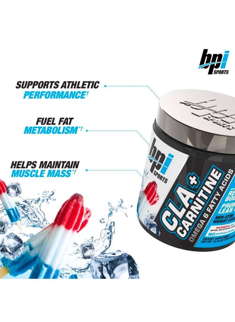 CLA CARNITINE OMEGA 6 FATTY ACID Rainbow Ice 50 SERVINGS