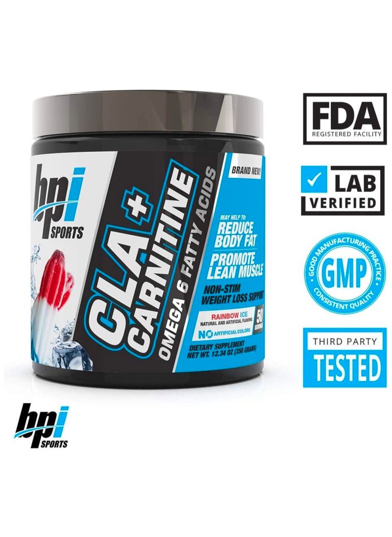 CLA CARNITINE OMEGA 6 FATTY ACID Rainbow Ice 50 SERVINGS