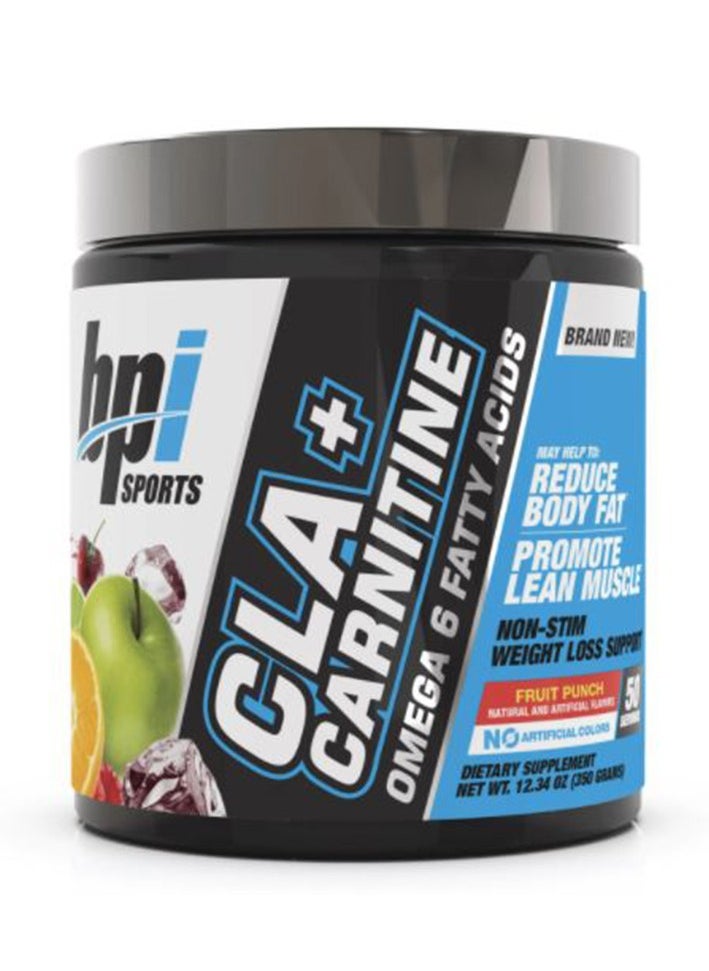 BPI SPORTS CLA+ Carnitine , Fruit Punch Flavor, 350g, 50 Serving