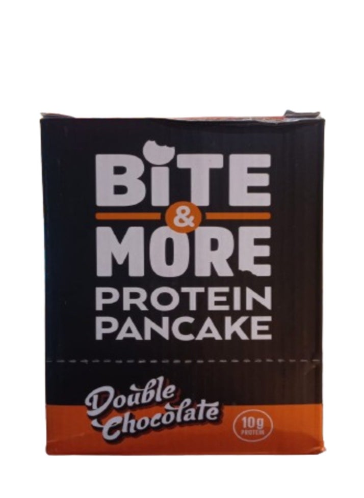 Bite & More Protein Pancake Double Chocolate Flavor 50g Pack of 12