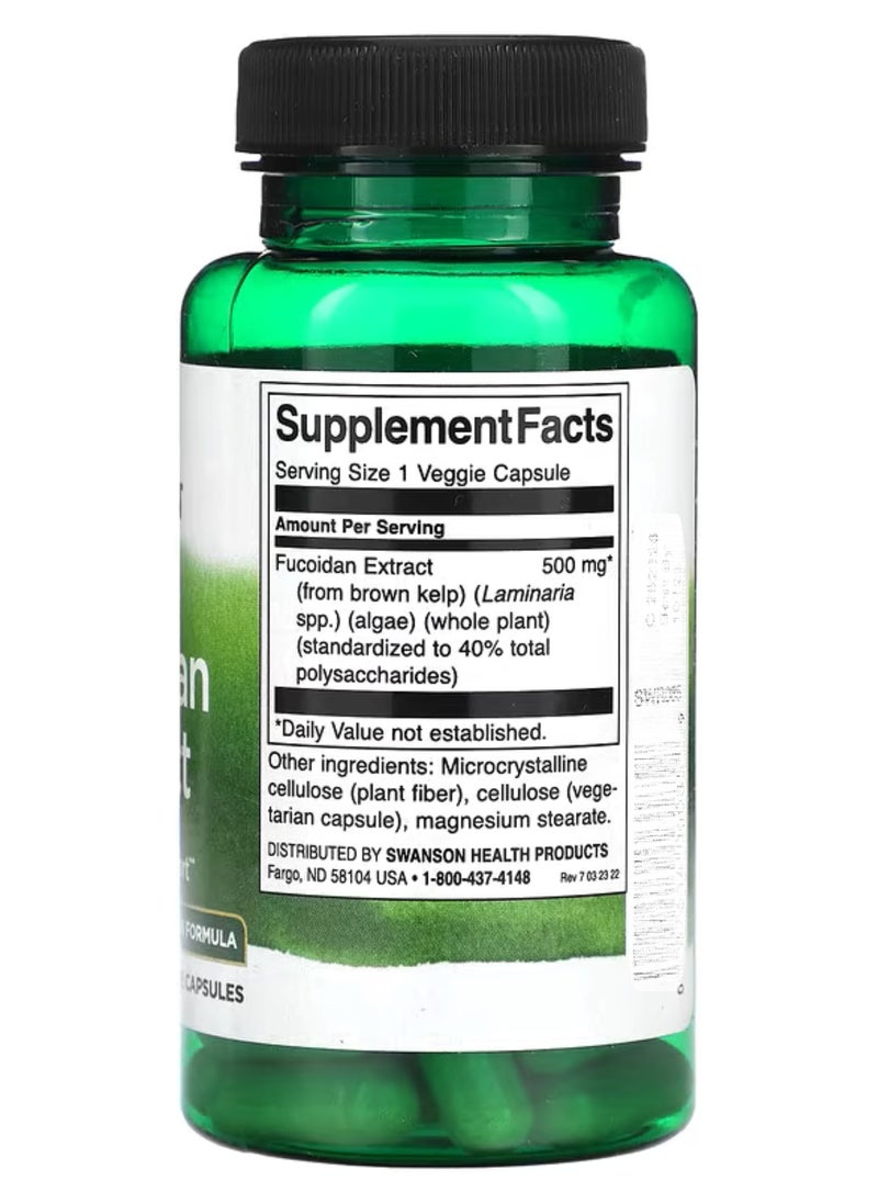 Fucoidan Extract 500 mg 60 Veg Caps