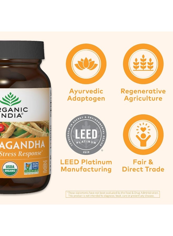 Ashwagandha Healthy Stress Response, 90 Vegetarian Caps Packaging May Vary
