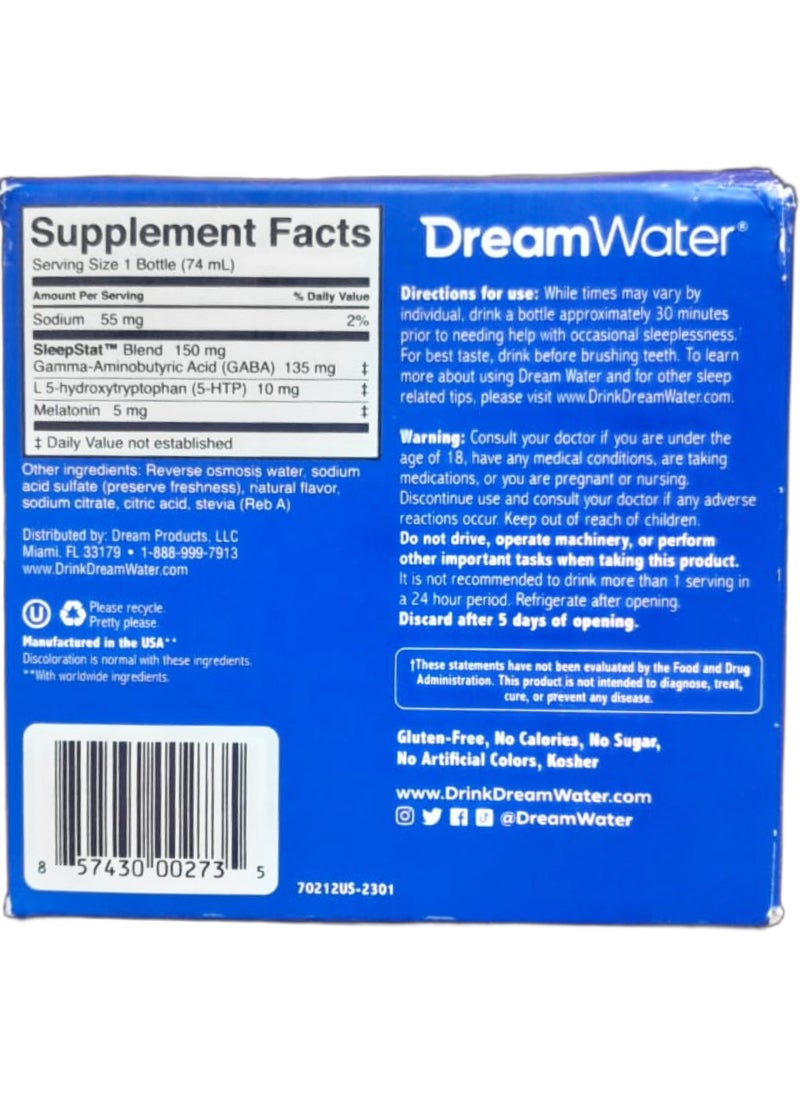 (Pack Of 2) Original Melatonin 5mg, Nighttime Nectar, 24x74ml Packaging May Vary