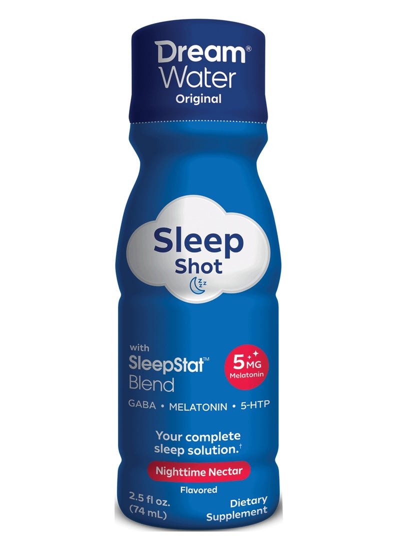 (Pack Of 2) Original Melatonin 5mg, Nighttime Nectar, 24x74ml Packaging May Vary