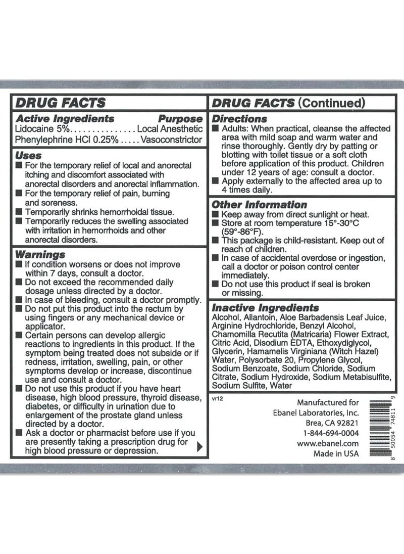 Liposonal NUMB520 Spray, 5% Lidocaine, 72 ml
