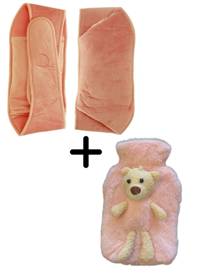 Electric Hot Water Bag For Body Pain Hot Water Bottle Set with Cover Small Hot Water Bottle Back Neck Waist Legs Children Baby Adult The Best Winter Gifts Bundle Offer 2 Pcs