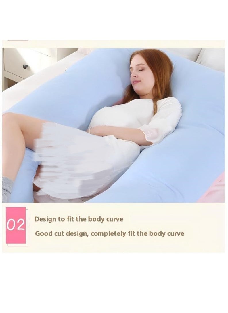 U-Shaped Full Body Pregnancy Cotton Pillow Pregnancy Pillows For Sleeping 80x150cm