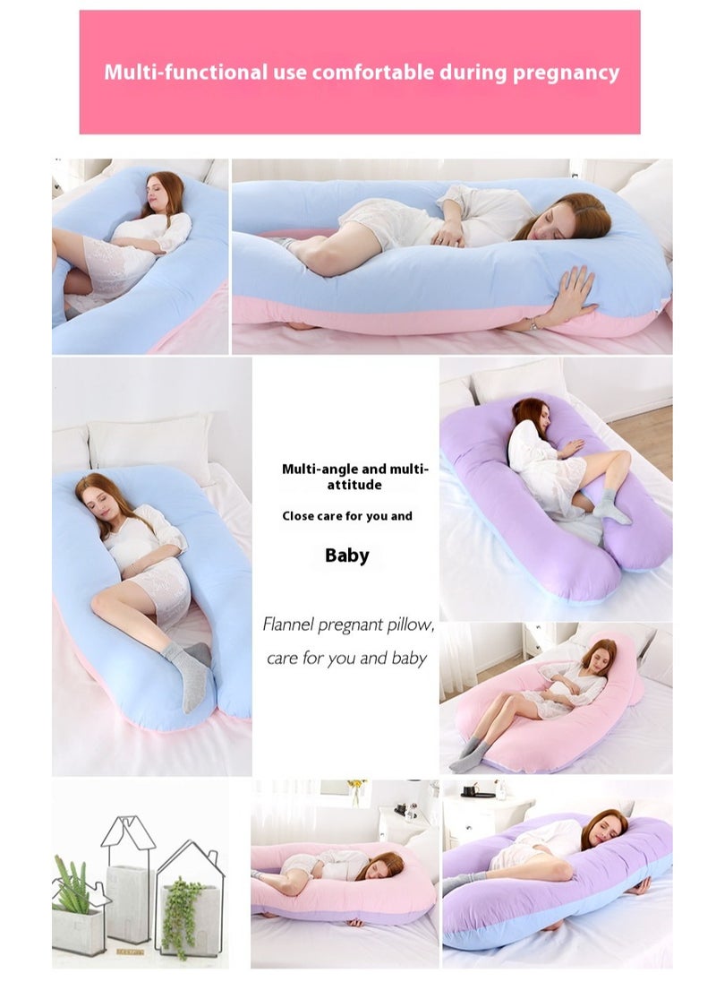 U-Shaped Full Body Pregnancy Cotton Pillow Pregnancy Pillows For Sleeping 80x150cm