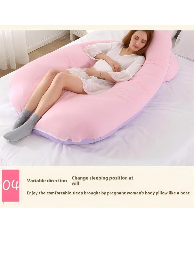 U-Shaped Full Body Pregnancy Cotton Pillow Pregnancy Pillows For Sleeping 80x150cm